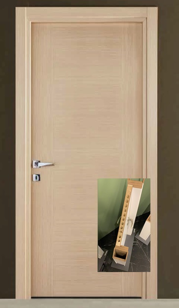 CPL LAMINANT AHSAP DESEN TAM DOLGU KAPI (URT)