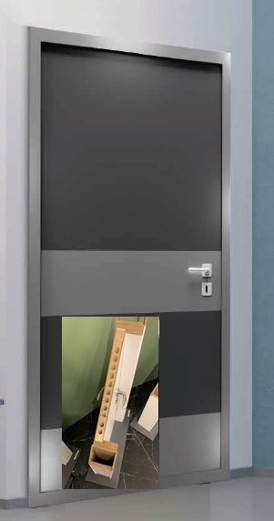 HPL LAMINANT DUZ RENK TAM DOLGU KAPI (URT)