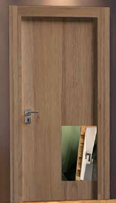 HPL LAMINANT AHSAP DESEN-MUKAVVA DOLGU KAPI (URT)